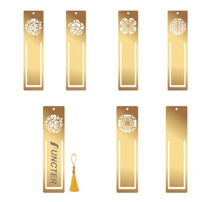Creative Metal Bookmark With Tassel