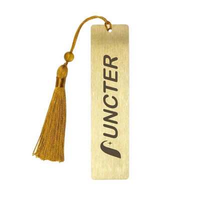 Metal Bookmark With Tassel